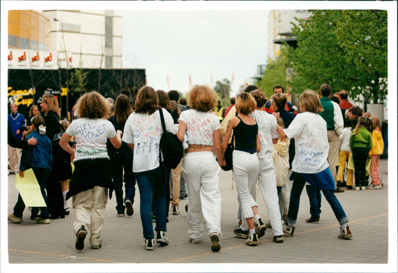 Fans for Spice Girls - Vintage Photograph