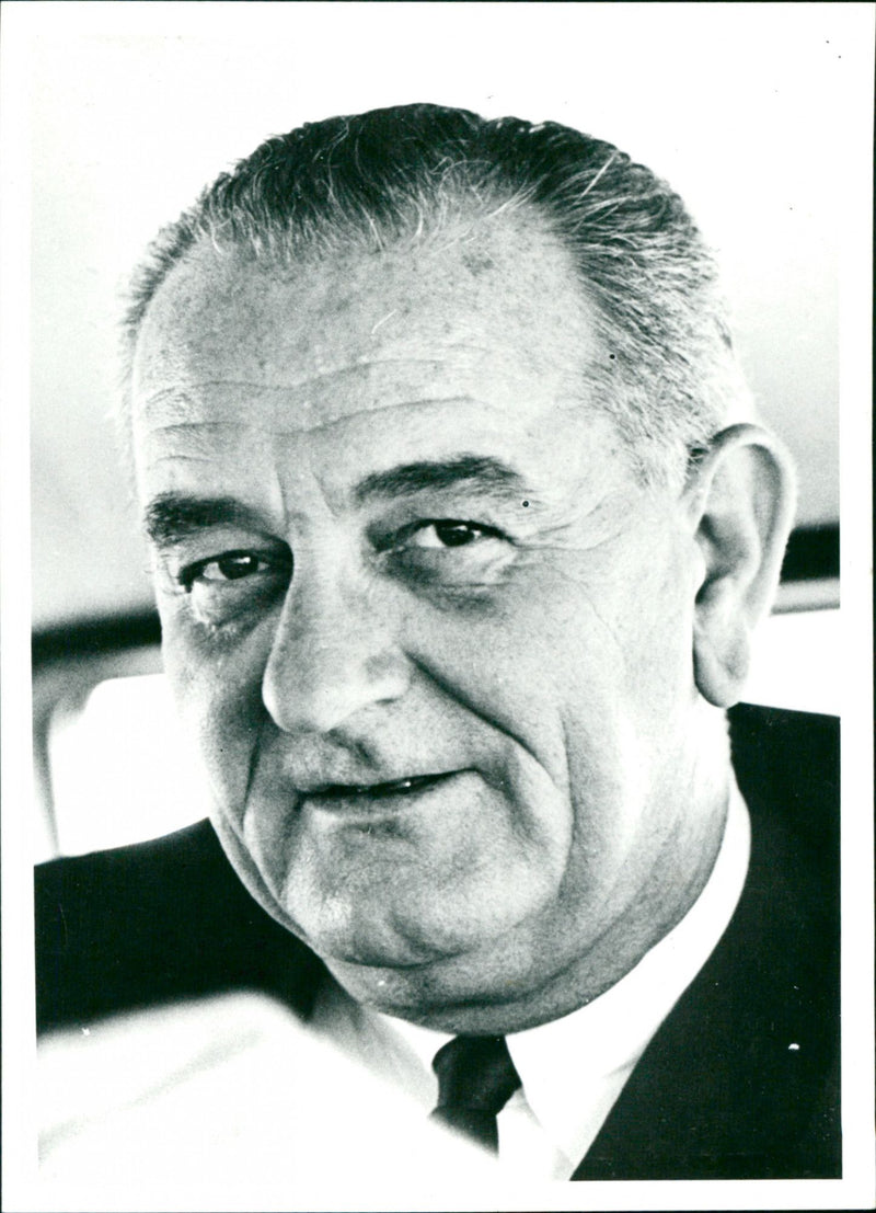 Lyndon B. Johnson - Vintage Photograph