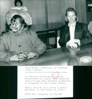 Sting along with Amazon chief Raoni visits Geneva - Vintage Photograph