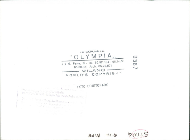 Sting and Trudie Styler - Vintage Photograph