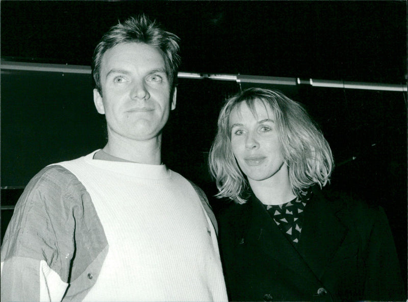 Sting and Trudie Styler - Vintage Photograph