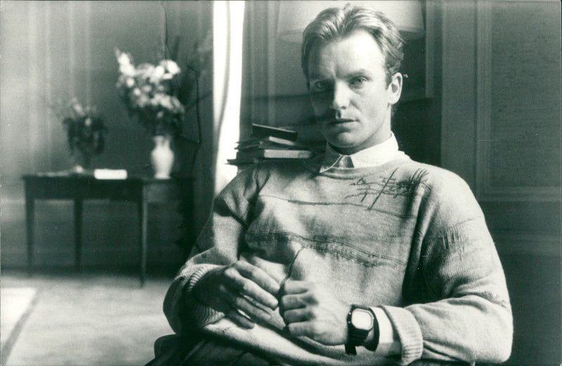 Sting in the documentary "Bring on the night" - Vintage Photograph