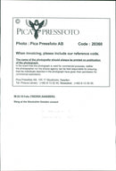 Sting in concert in Stockholm - Vintage Photograph