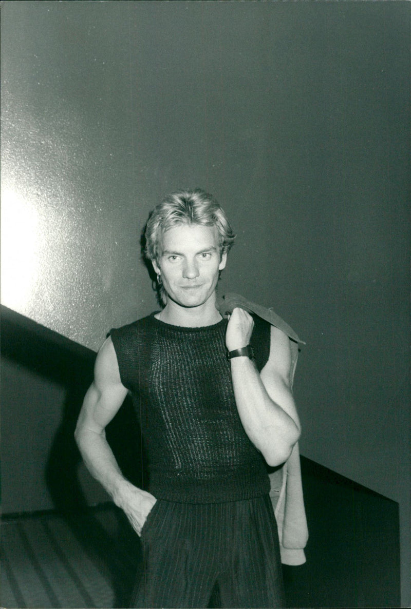 Stitch at the screening of "Brimstone and Treacle" at the Montreal Film Festival - Vintage Photograph