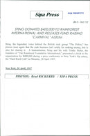 Sting - Vintage Photograph