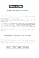 Sting swims in the hotel pool in Jerusalem - Vintage Photograph