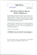 Trudie Styler and Sting - Vintage Photograph