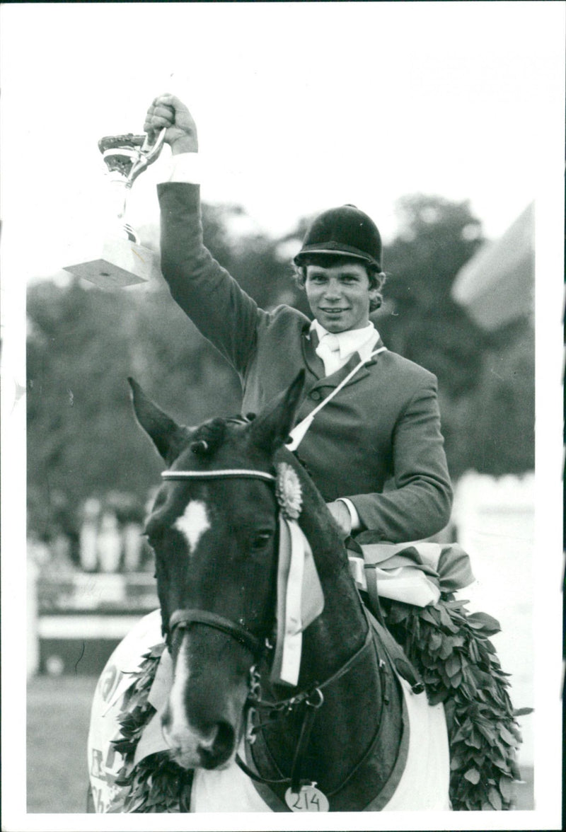 Peter Eriksson, Equestrianism. - Vintage Photograph