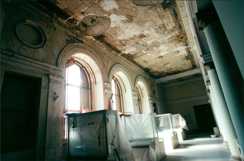 Bosnia and Herzegovina: National Museum of Sarajevo - Vintage Photograph