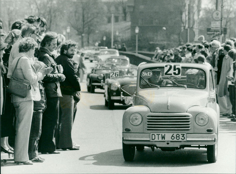 Fiat 500 Topolino from 1951 at the Veteran Car Parade - Vintage Photograph