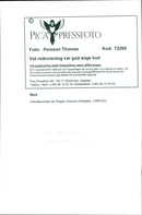 1998 TELEPHONE MURDER SWEDEN THOMAS RESPONSIBLE DESK IMAGE DELIVERY BLFS COD - Vintage Photograph