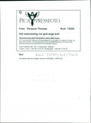 1998 TELEPHONE MURDER SWEDEN THOMAS RESPONSIBLE DESK IMAGE DELIVERY CRIME - Vintage Photograph