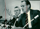 Finance Minister Kjell-Olod Feldt and Minister of Communications Sven HulterstrÃ¶m - Vintage Photograph