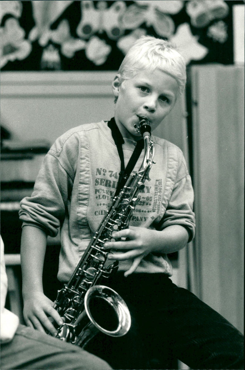 ROLF SAXOPHONE MUSIC ENGLISH HIGHER REAL SWEDEN - Vintage Photograph