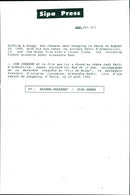 Don Johnson with model Alexandra Kabi in Paris - Vintage Photograph