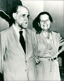 Juan Ramon JimÃ©mez, Nobel Laureate in Literature 1956 with wife Zenobia - Vintage Photograph