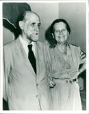 Juan Ramon JimÃ©mez, Nobel Laureate in Literature 1956 with wife Zenobia - Vintage Photograph