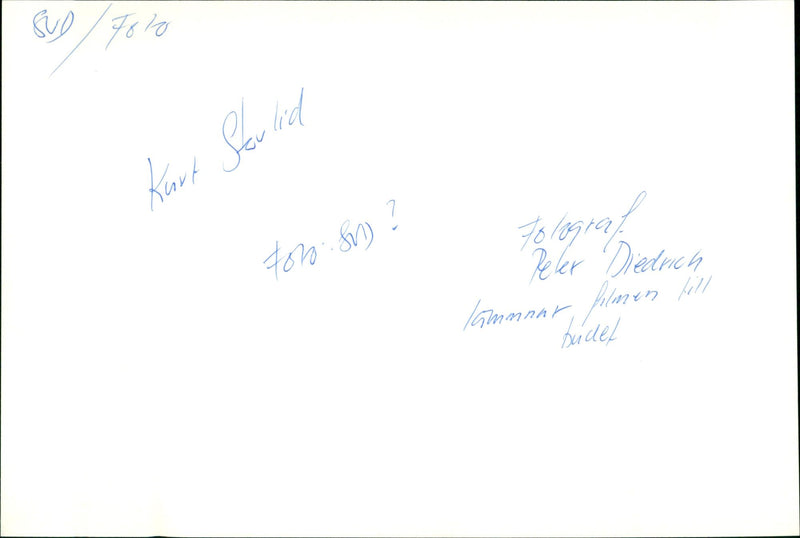 ANT RELER GEMMAR BID TONE CARD DIEDR MOVIE SERLID - Vintage Photograph