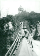 Eyvind Johnson in Butte-Chaumont Park - Vintage Photograph