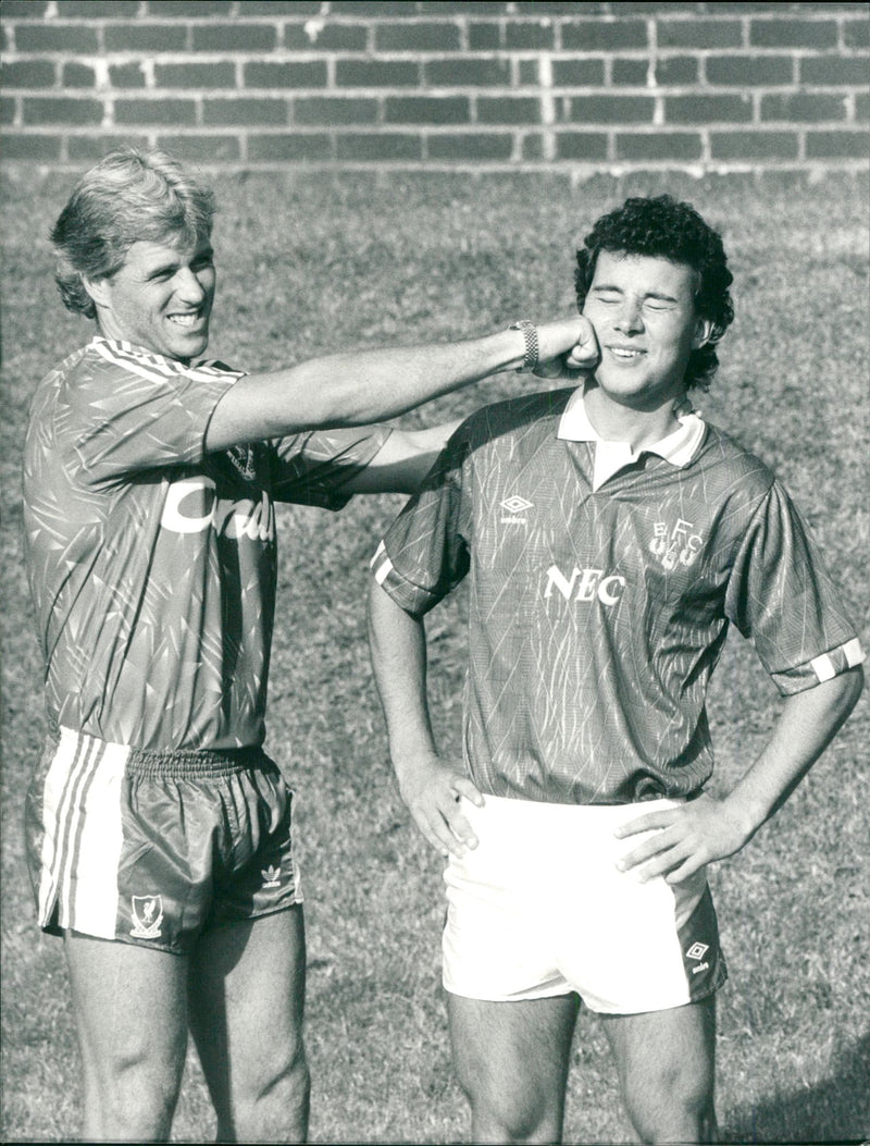 Glenn Hysen and Stefan Rehn - Vintage Photograph