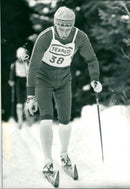 Benny Sodergren, Swedish cross-country skier - Vintage Photograph
