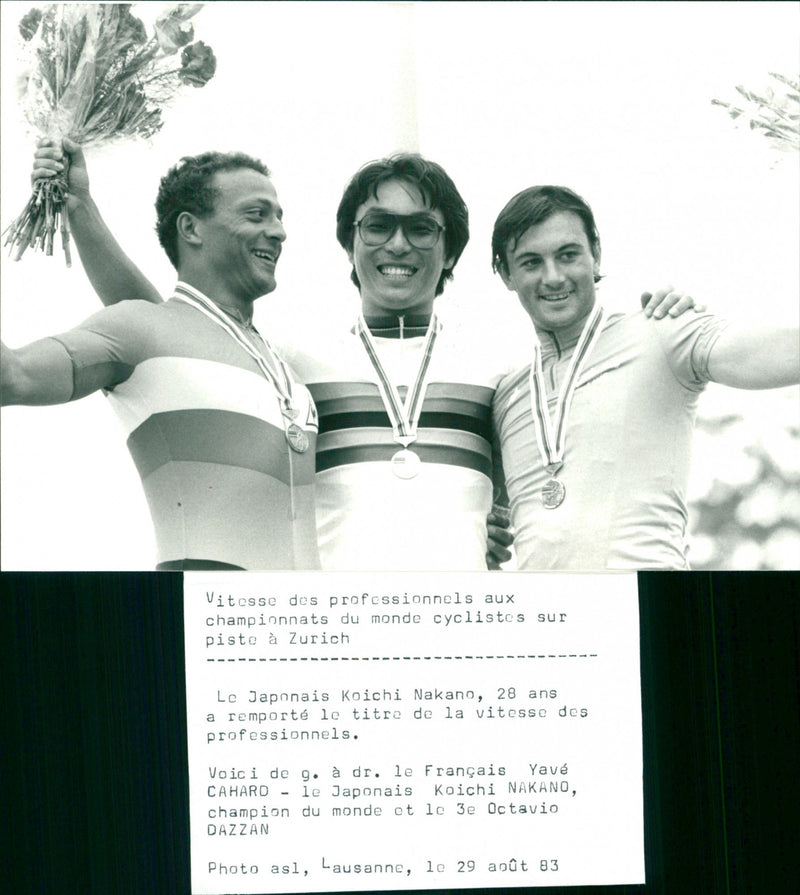 Yavé Cahard, Koichi Nakano and Ottavio Dazzan - Vintage Photograph