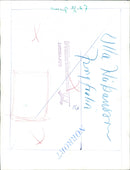 Ulla Håkansson, Swedish equestrian. - Vintage Photograph