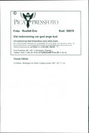 1997 TELEPHONE SWEDEN RESPONSIBLE IMAGE DELIVERY BLFS POET - Vintage Photograph