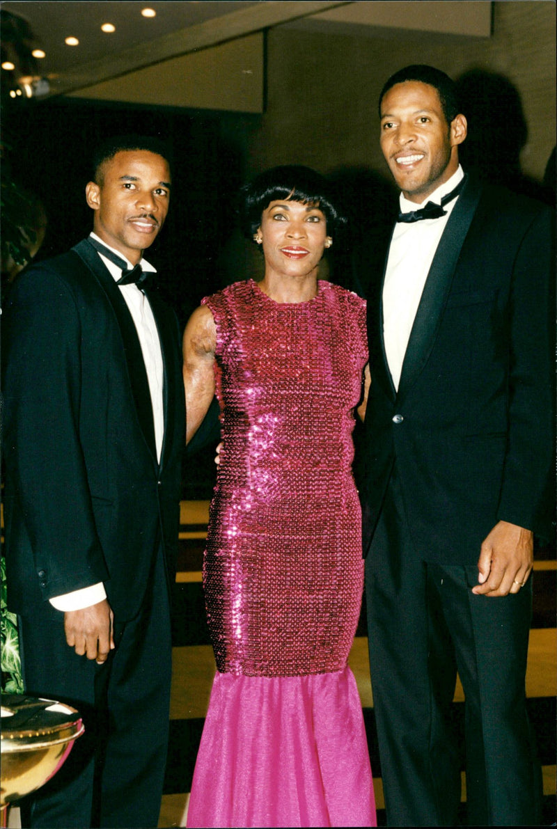 Ana Fidelia Quirot, Ivan Pedroso and Javier Sotomayor. - Vintage Photograph