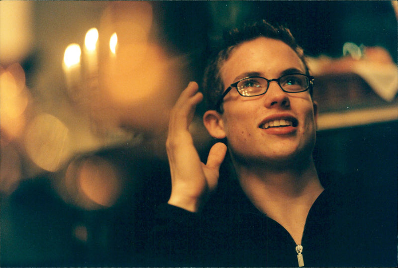 Johnny Lange musician - Vintage Photograph