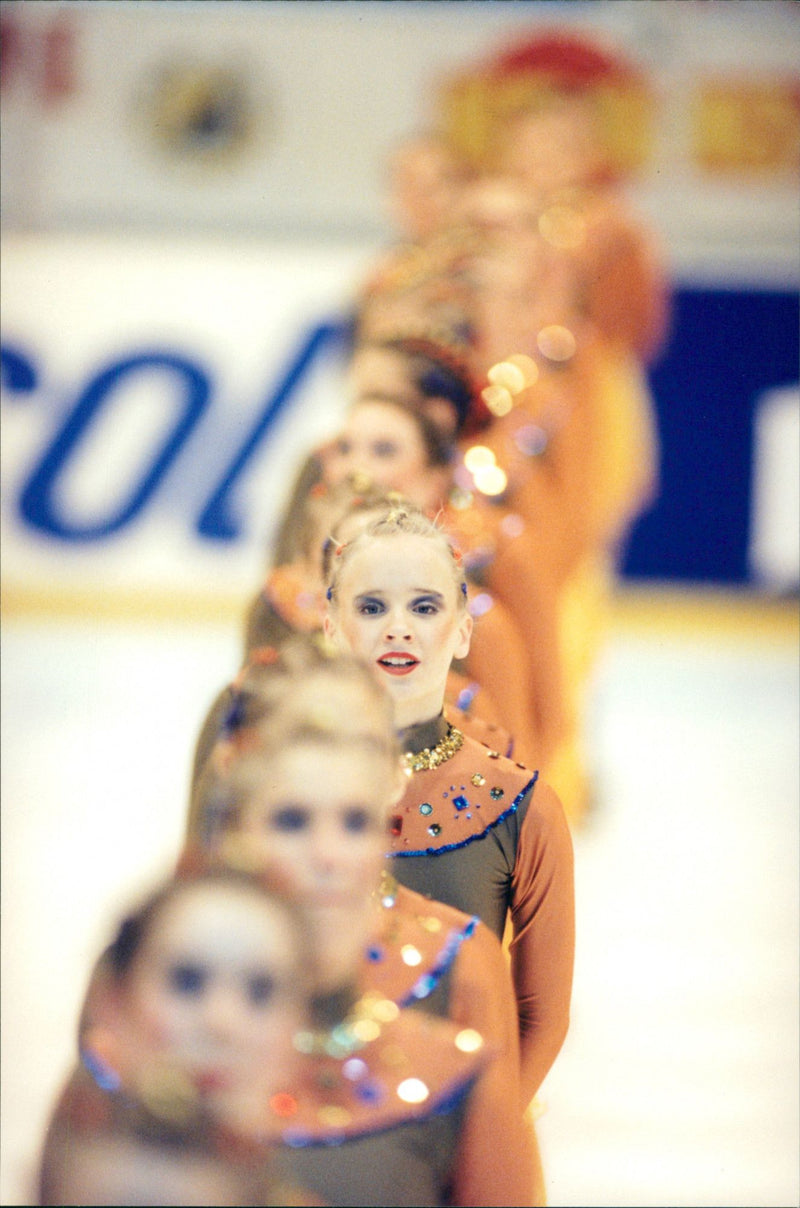 Skating Miscellaneous, Ice princess forms team - Vintage Photograph