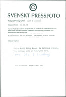 1992 OTHE SWEDEN DALUM STATES IMAGE ECEIVE LEIF JANSSON POLAR PRIZE MUSIC - Vintage Photograph