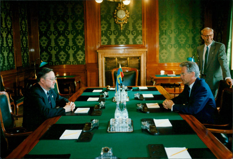 1992 BIETE LITHUANIA GALENS IMAGE LEIF JANSSON PRESIDENT POLAR PRIZE MUSIC - Vintage Photograph