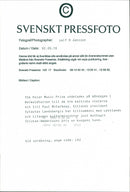 1992 AWADED HAS VYTAUTAS LEIF JANSSON PAUL MCCARTNEY PRESIDENT MUSIC POLAR - Vintage Photograph