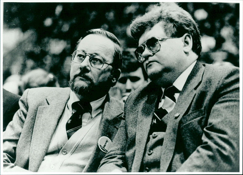 1990 NATIONAL TOOMAS BUEL PUSSALAS LEIF JANSSON MEMBER POLAR PRESIDENT MUSIC - Vintage Photograph