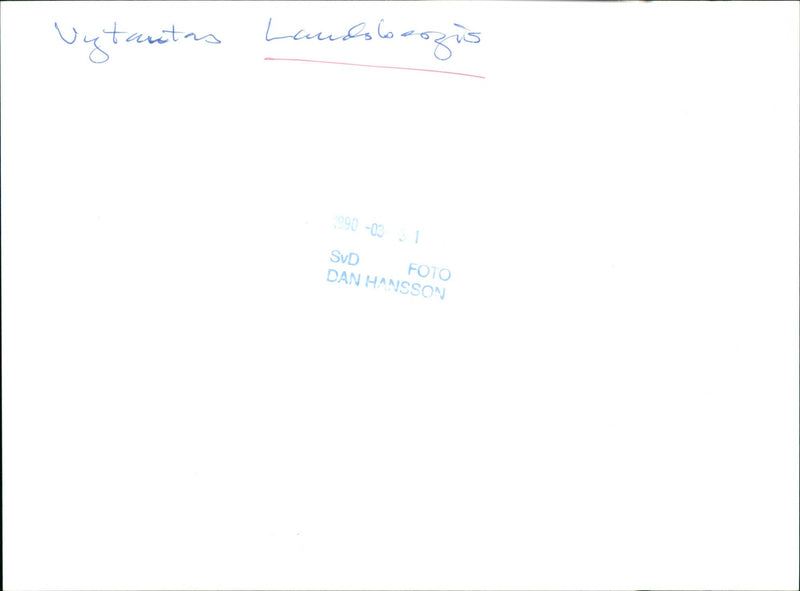 1990 DAN FOTO LANDSBOZIS HANSSON TAUTAS LEIF JANSSON POLAR PRIZE MUSIC - Vintage Photograph