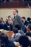 1990 LANDSBEGD VYTAUTAS PHOTO LEIF JANSSON PRESIDENT POLAR PRIZE MUSIC - Vintage Photograph