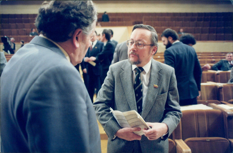 1990 POESBLANT DAN VYTAUTAS LANDBOOGES LEIF JANSSON POLAR PRIZE MUSIC - Vintage Photograph