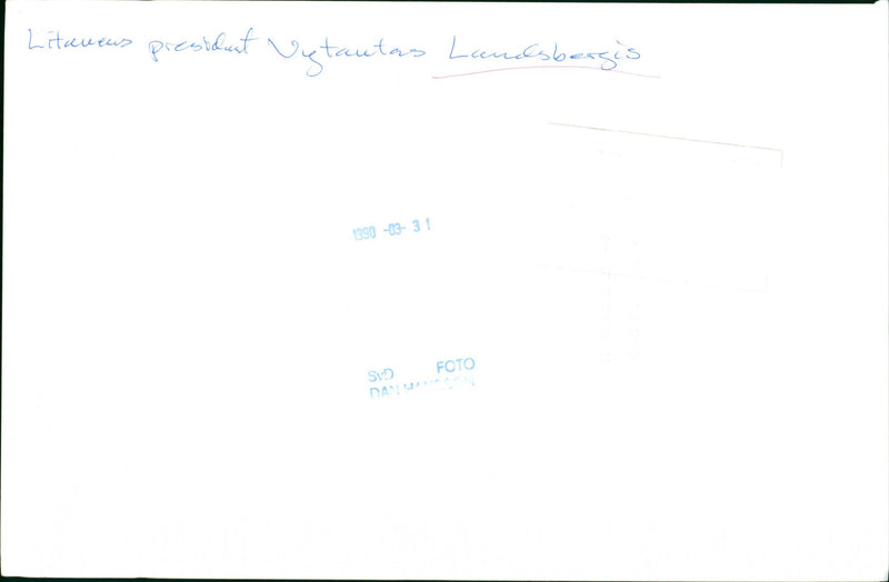 1990 SVD VYTAUTAS PHOTO LANDSBEGIS PESHKAT LEIF JANSSON POLAR PRIZE MUSIC - Vintage Photograph