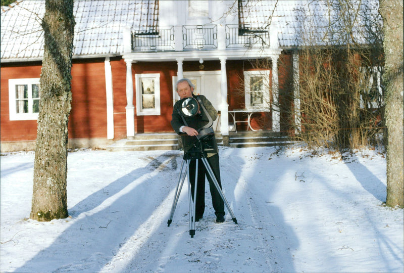 Astronomer and writer Peter Nilson - Vintage Photograph