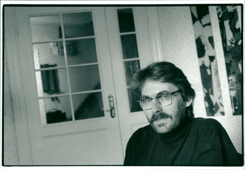 The poet Arne Johnsson - Vintage Photograph