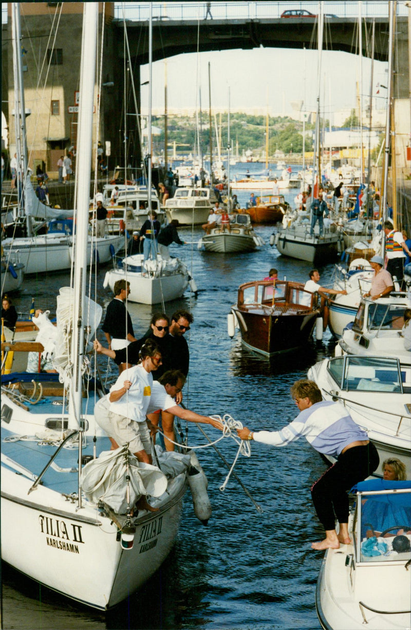 Hammarbyslussen - Vintage Photograph