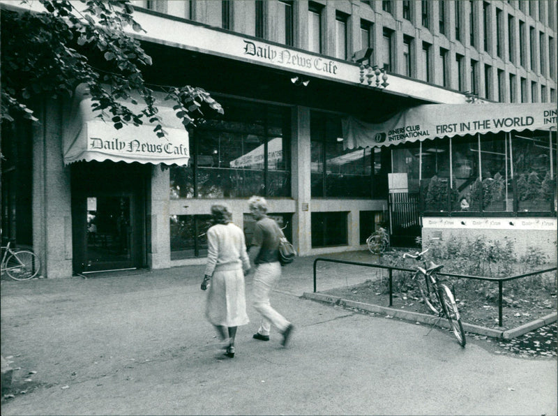 Daily News Café - Vintage Photograph