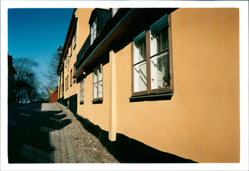 Outermost crossroads in Stockholm - Vintage Photograph