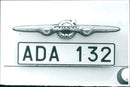 Cars Number plates - Vintage Photograph
