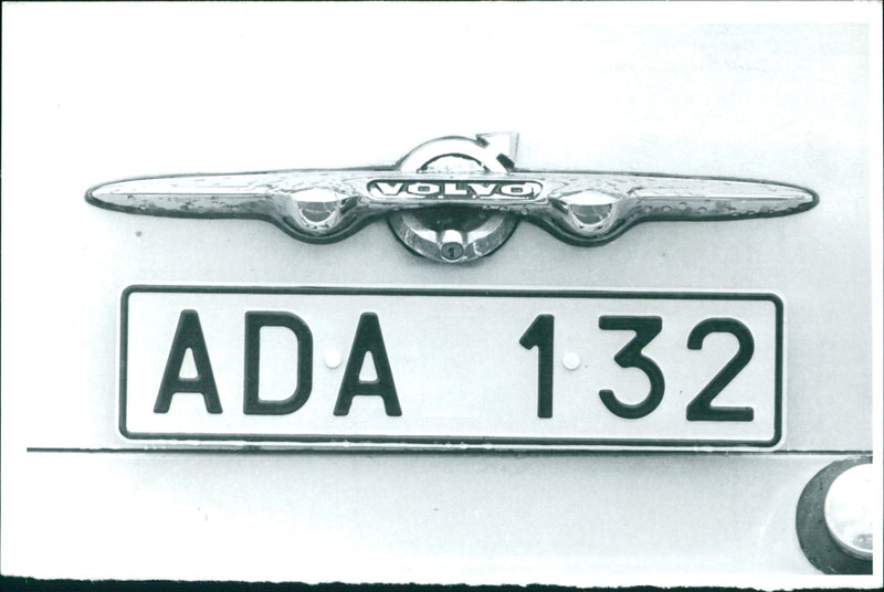 Cars Number plates - Vintage Photograph