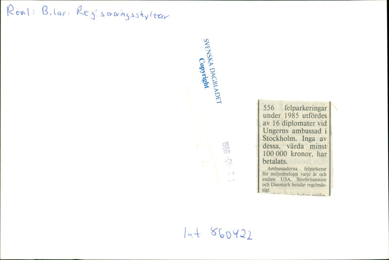 Real Cars Signposts - Vintage Photograph