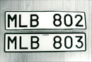 Cars General Registration - Vintage Photograph