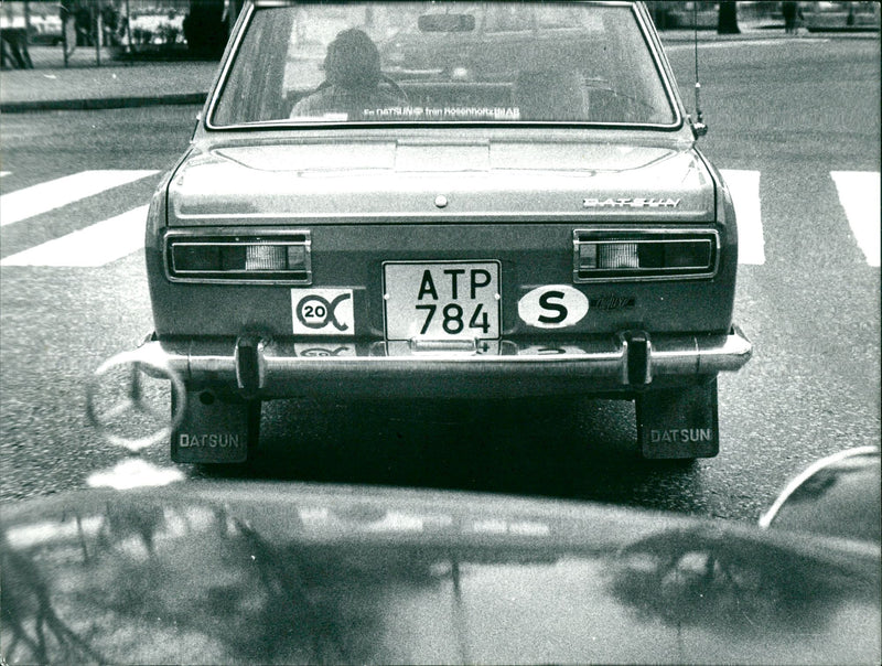 Cars Number plates - Vintage Photograph