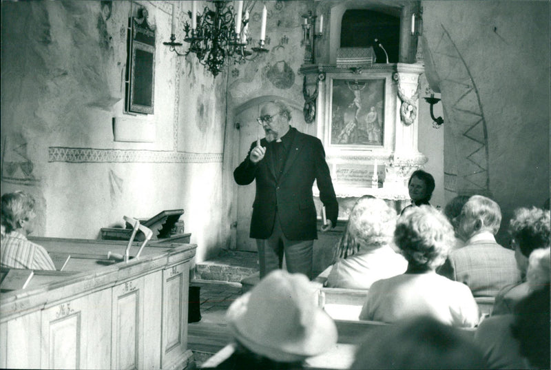 Yttergran Road Church - Vintage Photograph